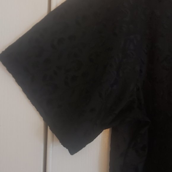 KATHY LEE WOMAN TOP/BLOUSE BLACK 18/20W - Picture 5 of 8